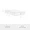 Martha Stewart SleepComplete 12 Inch Twin Medium Plush DA Cooling Gel Memory Foam Mattress w/Jacquard Quilted Top CL-MODH-12T-MS - alternate 4